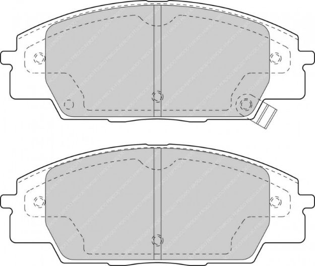 Picture of Ferodo DS2500 Brake Pads, S2000 Front - FCP1444H