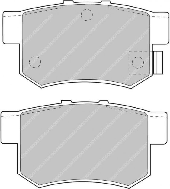 Picture of Ferodo DS1.11 Brake Pads, S2000 Rear - FCP0956W